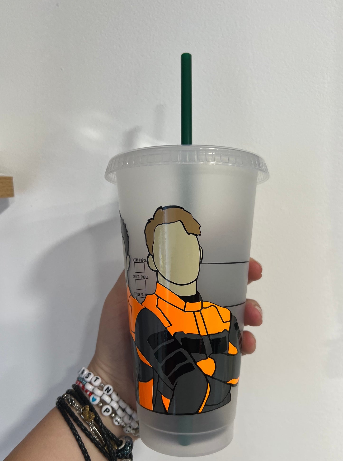 Lando Norris and Oscar Piastri 2023 inspired Starbuck’s tumbler