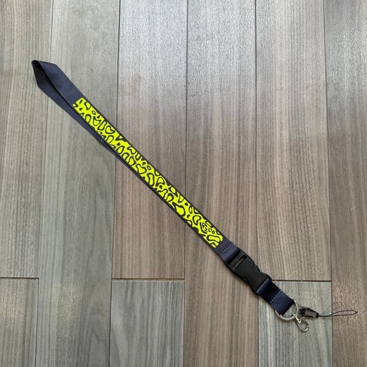 Lando Norris helmet inspired lanyard keychain.