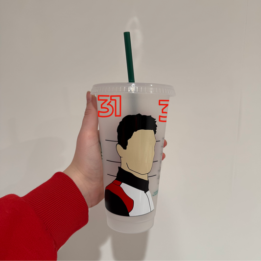 Esteban Ocon 2025 inspired Starbuck’s tumbler