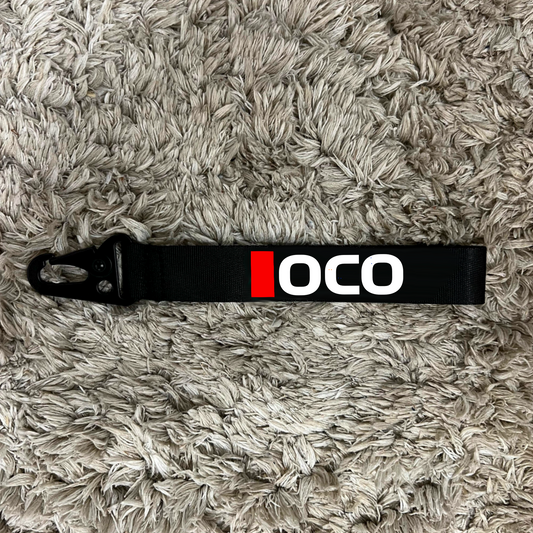 Esteban Ocon 2025 inspired wristlet keychain.