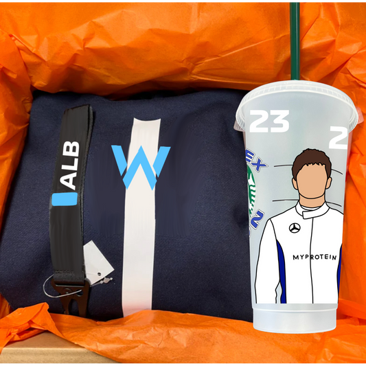 Alex Albon Hoodie and Tumbler Gift Set 2024