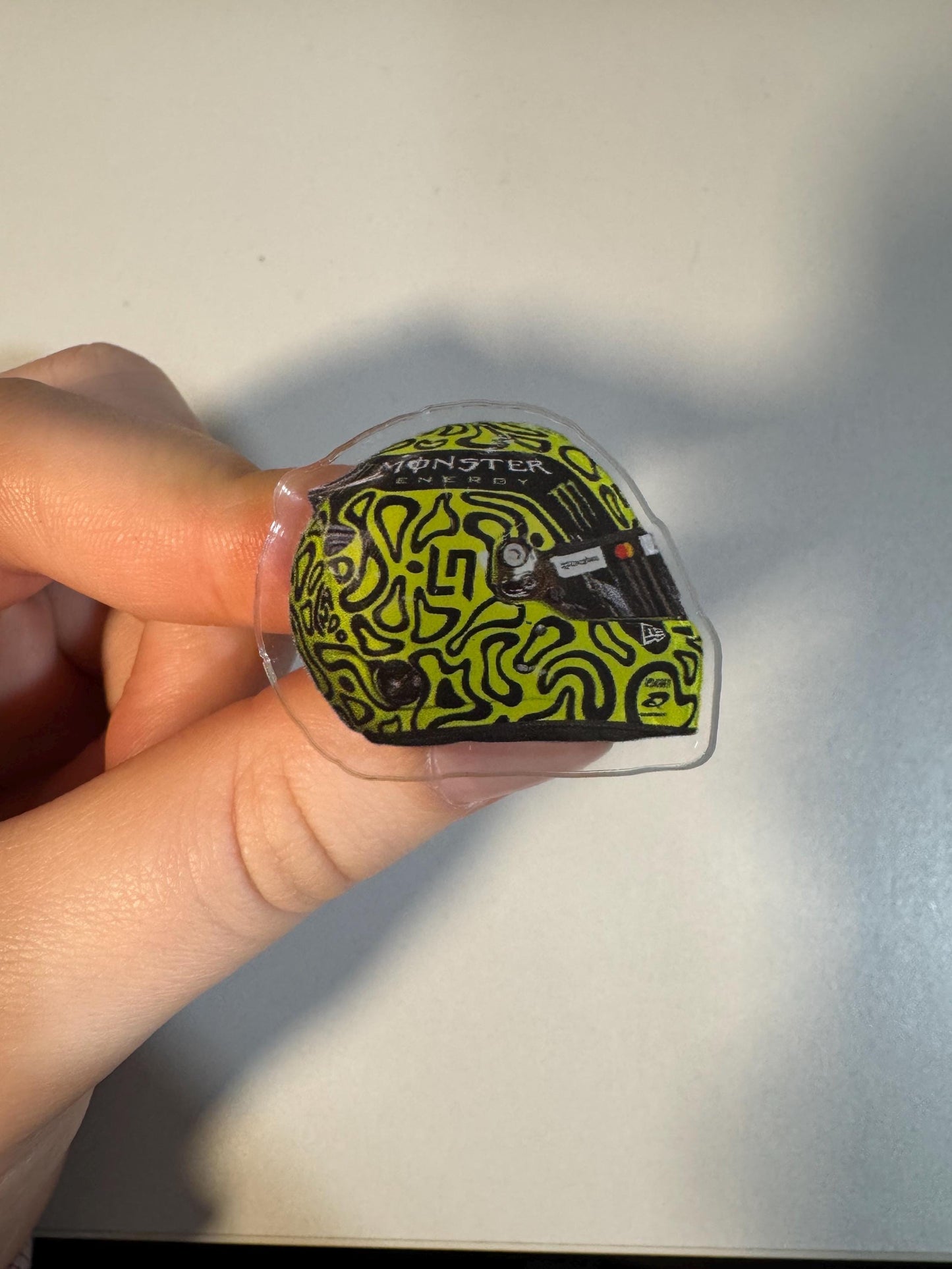 Lando Norris 2025 helmet croc jibbitz