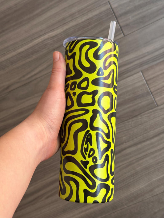 Lando Norris helmet 2025 inspired metal tumbler