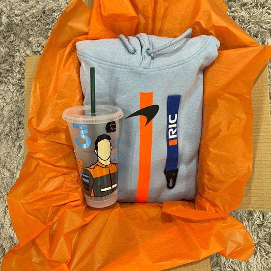 Daniel Ricciardo inspired gift set 2022 - Hoodie, Tumbler and Wristlet