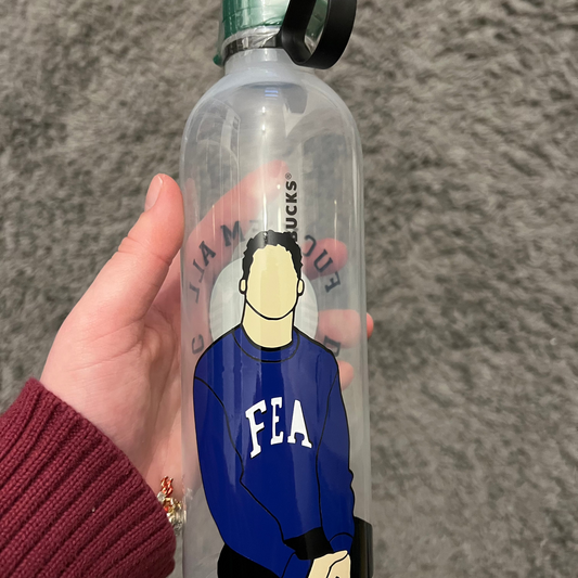 Daniel Ricciardo FEA  inspired Starbucks water bottle
